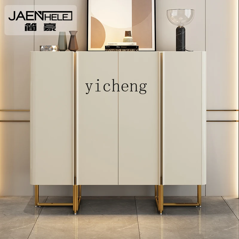 

XL minimalist entrance shoe cabinet entry door partition cabinet light luxury double-sided decorative side cabinet