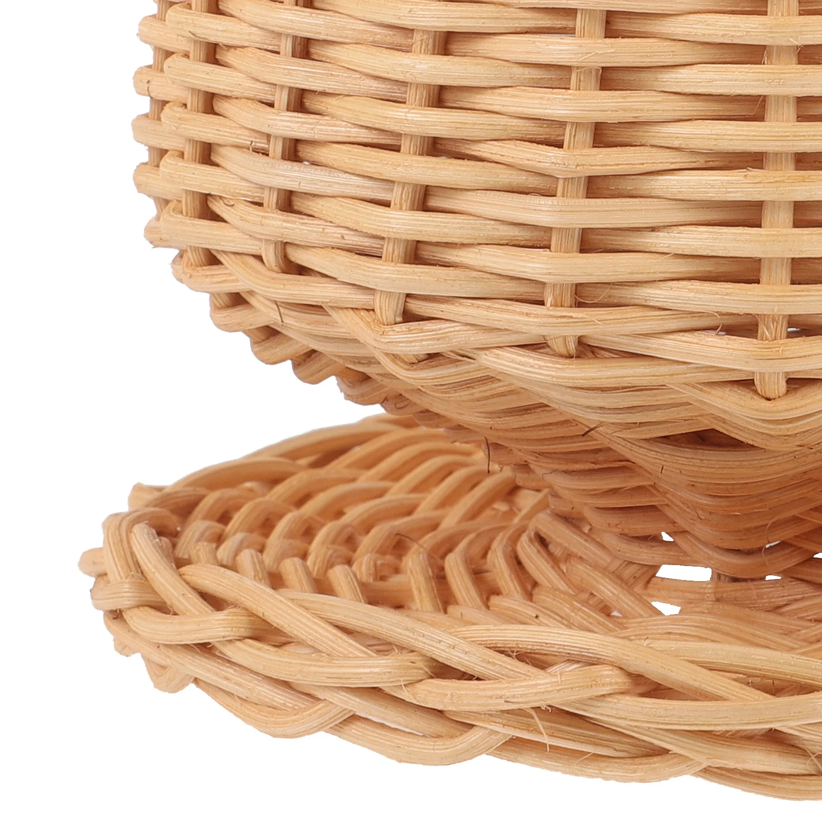 

Rattan Hat Display Stand Practical Long time Use Simple Design Marketing Tool Dome Shape Storage Display Perfect Mall