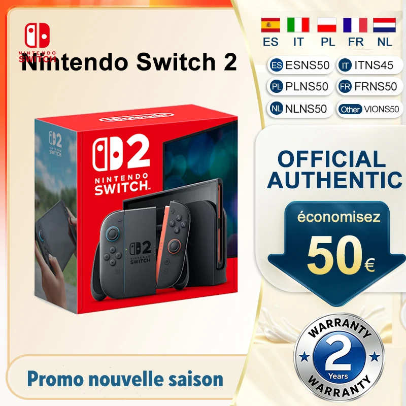 Consola Nintendo Switch 2 100% Original con Pantalla de 7.9», Controles Joy‑Con…