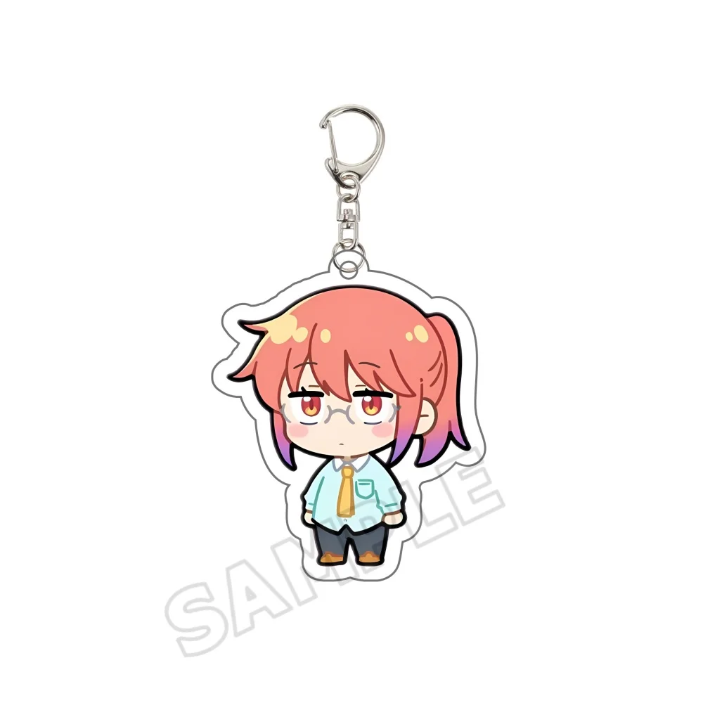 Anime Miss Kobayashis Dragon Maid 6CM Keychains Pendant Car Acrylic Figures Stand Kanna Kamui Tohru Fans Gifts cosplay Accessori view 6
