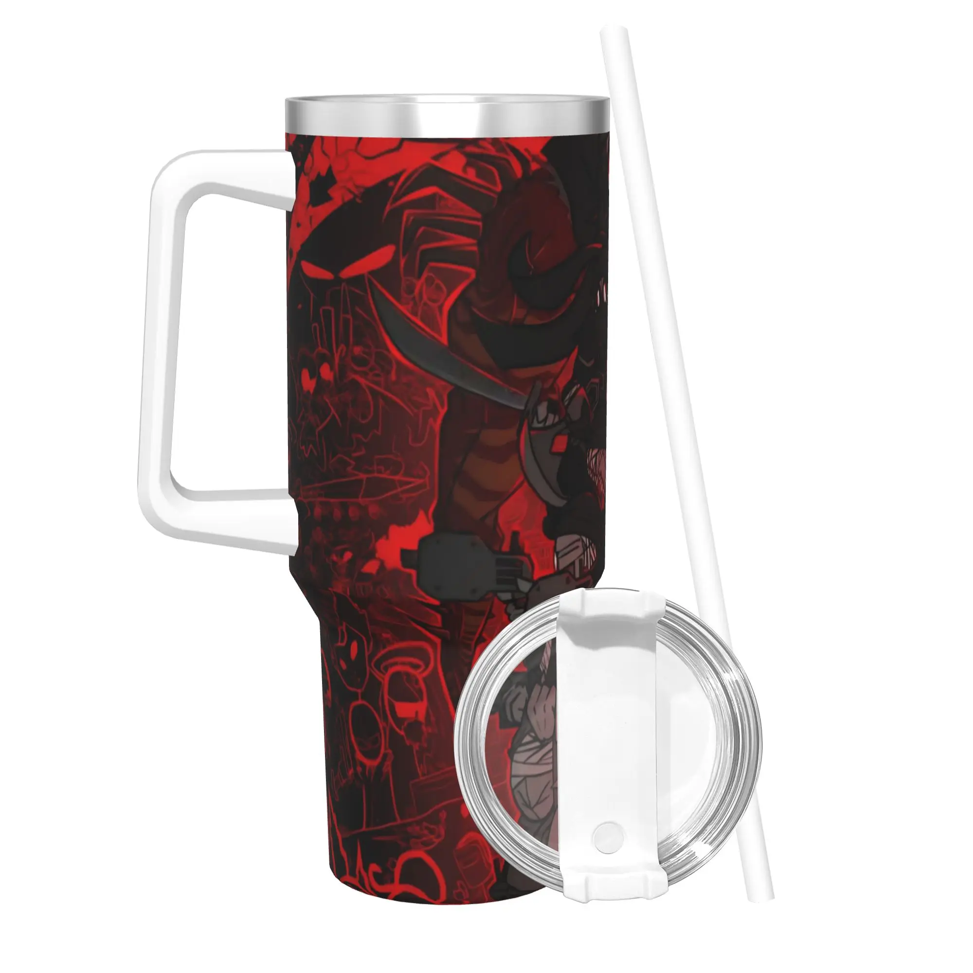 MADNESS COMBAT Hank Tumbler 40oz Stainless Steel Double Wall Vacuum Insulated  Tumblers Cup With Straw