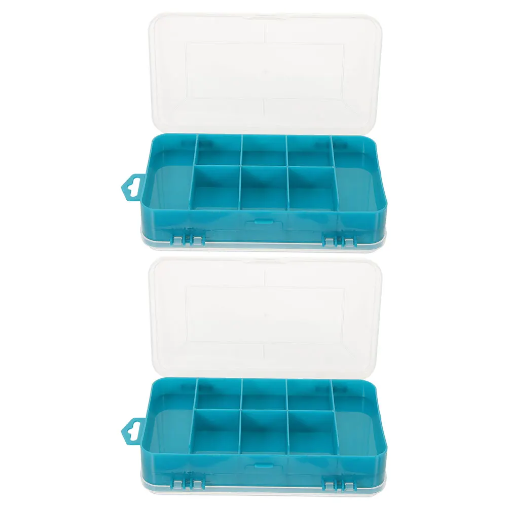 

Plastic Storage Box Hardware Organizer Small Parts Container Screws Earrings Components Bead Storage Box Desktop Use