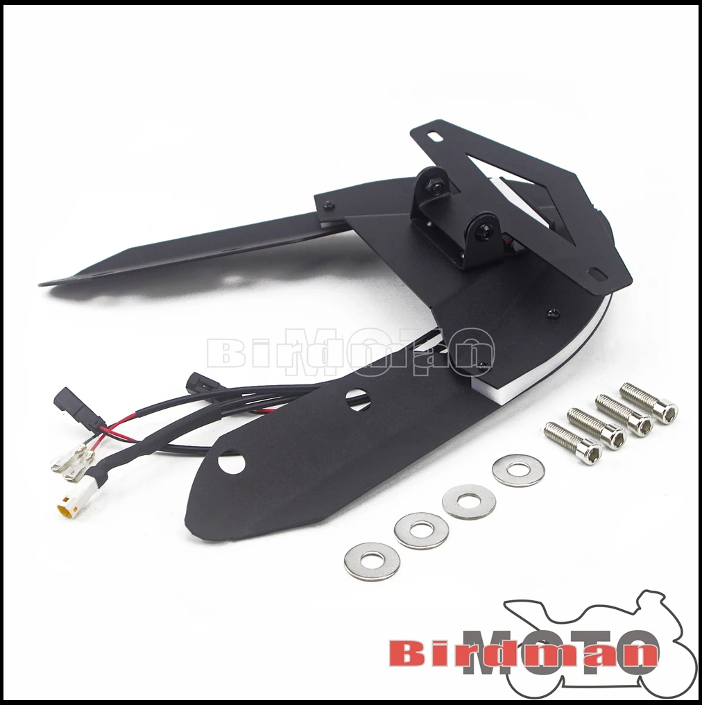 Motorcycle Rear LED Eliminator Bracket for Ducati Monster 821 15-17 for Ducati Monster 1200/S 14-16 Motorbike Tail Light Tidy