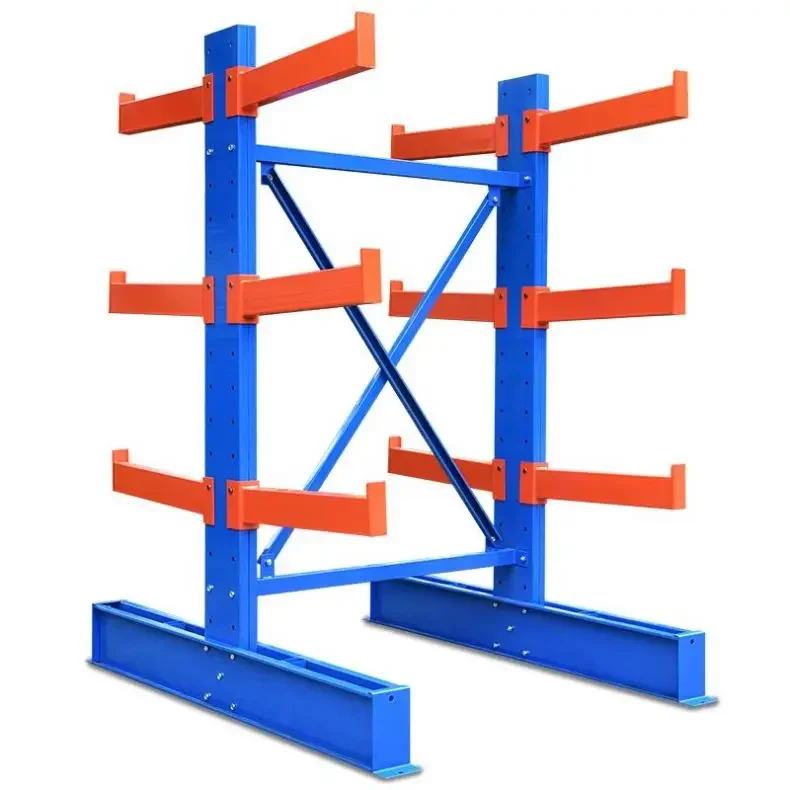 Heavy Duty Double Sided Storage Racks Cantilever Racking For Warehouse Structural Hose Cantilever Shelves