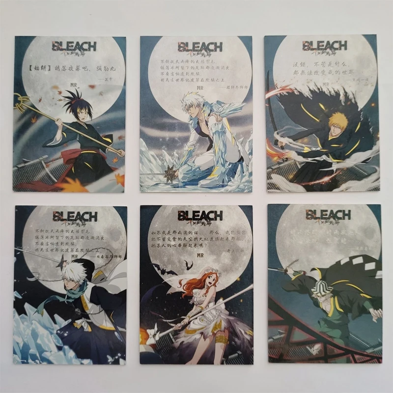 Anime Bleach SSR UR MR Set of Card Kurosaki Ichigo Kuchiki Rukia Inoue Orihime Hitsugaya Toushirou Collection Birthday Gift Toys