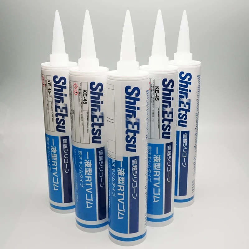 

1PCS Japan Shin-Etsu KE-45-W T B G R Electronic Sealant ShinEtsu Shin-Etsu Glass Glue Fixed Waterproof