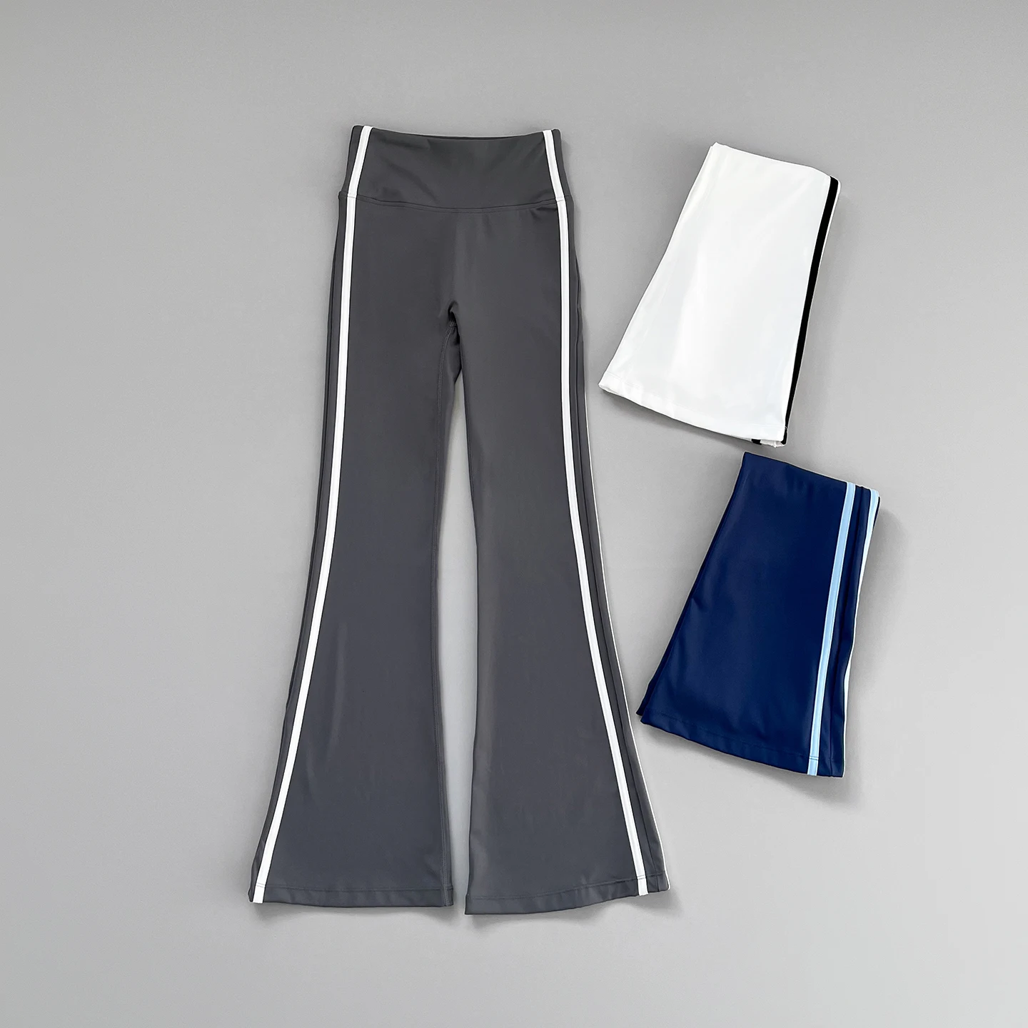 Yoga Pants for Women Micro Flared Quick Drying Wide Leg Thin Design Running Sports Pants Slim Fit High Waisted Fitness Pants New