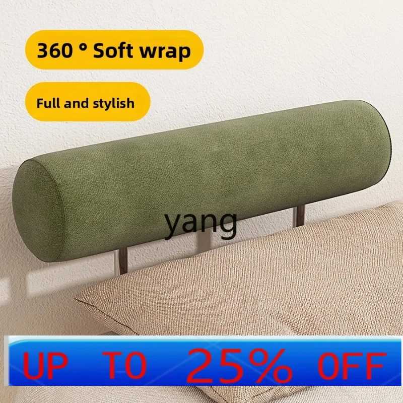 

LMM medieval style adjustable bedside fabric carbon steel suspended small apartment double bed with guardrail