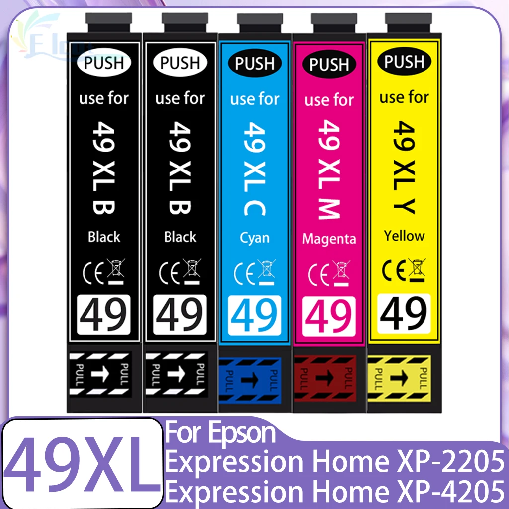 49XL 49 Ink Cartridge For Epson 49XL 49 Ink Cartridge Compatible Color Inkjet Ink Cartridge For Epson XP-2205 XP-4205 Printer