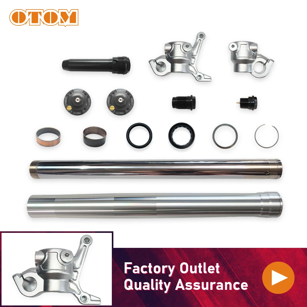 Motorcycle Front Fork Bushing Oil Seal Washer Dust Sealed Circlip Suspension Tube Axle Clamp Bolt For KEWS K16 K23 NB300 HT HTW