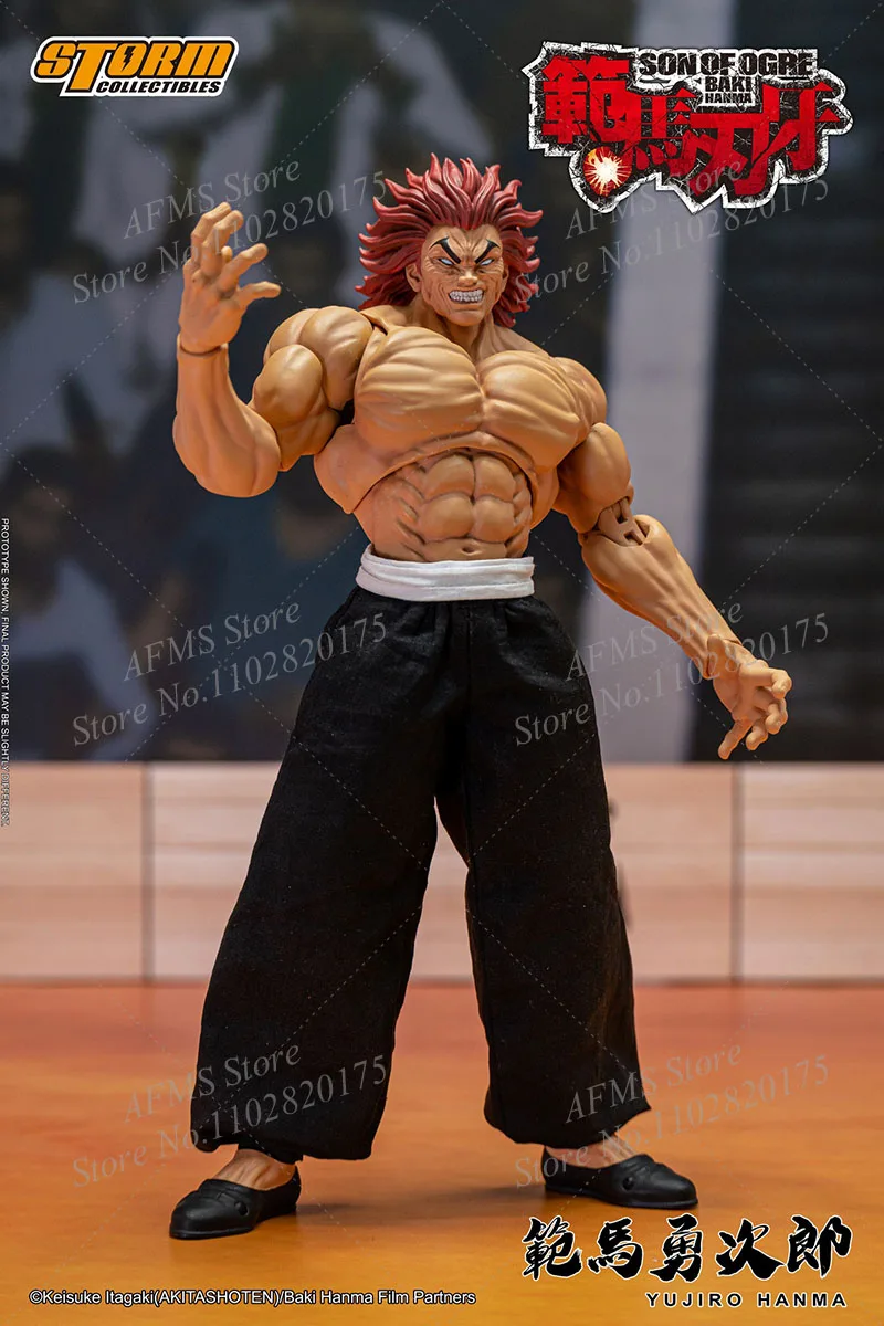 Limited Edition STORM TOYS 1/12 Men Soldier Hanma Yujiro Warrior 6Inch Full Set Anime Action Body Collection Model Dolls