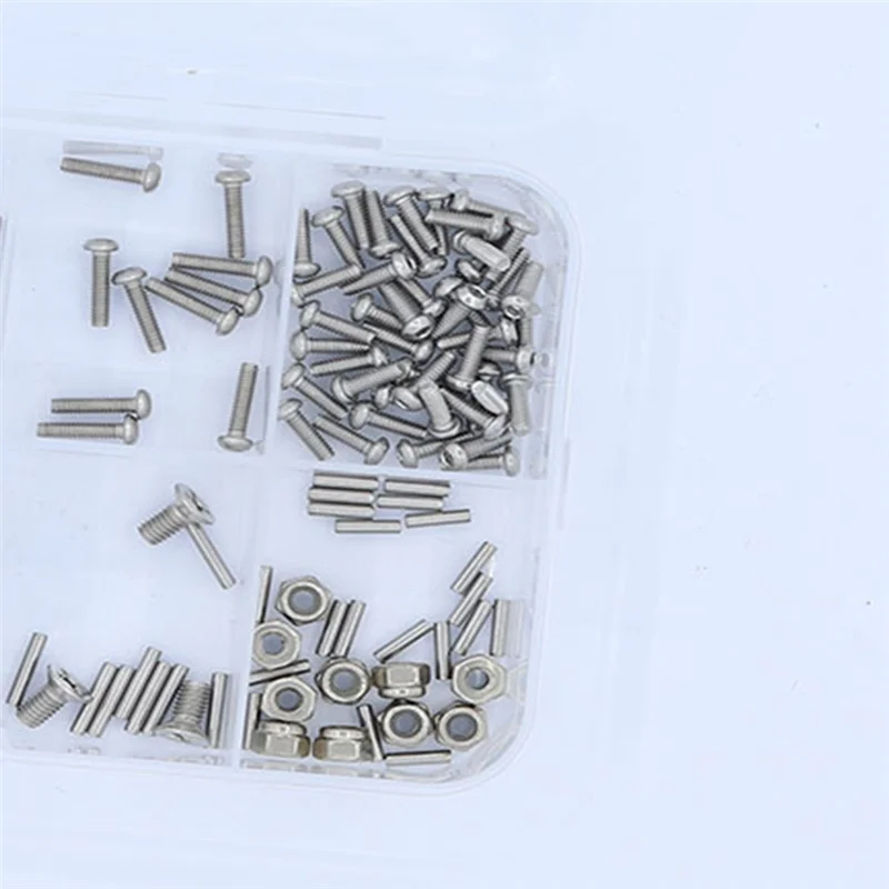 

M1.6 M2 M2.5 Grade 12.9 Stainless Steel Hex Screws Nuts Hardware Kit for Traxxas TRX4M 1/18 RC Crawler Car Upgrade PartsJAS