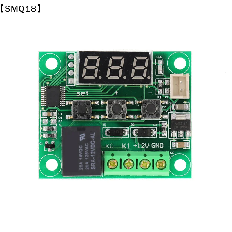 Temperature Controller Switch Module XH W1209 LED Display Digital Thermostat Controller Board Module Waterproof NTC Probe【SMQ】