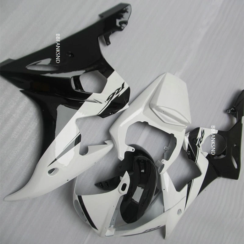 HO-First-class Motorcycle Fairing kit for YAMAHA YZF-R6 2003 2004 YZF -R6 03 04 ABS White & black Fairings set