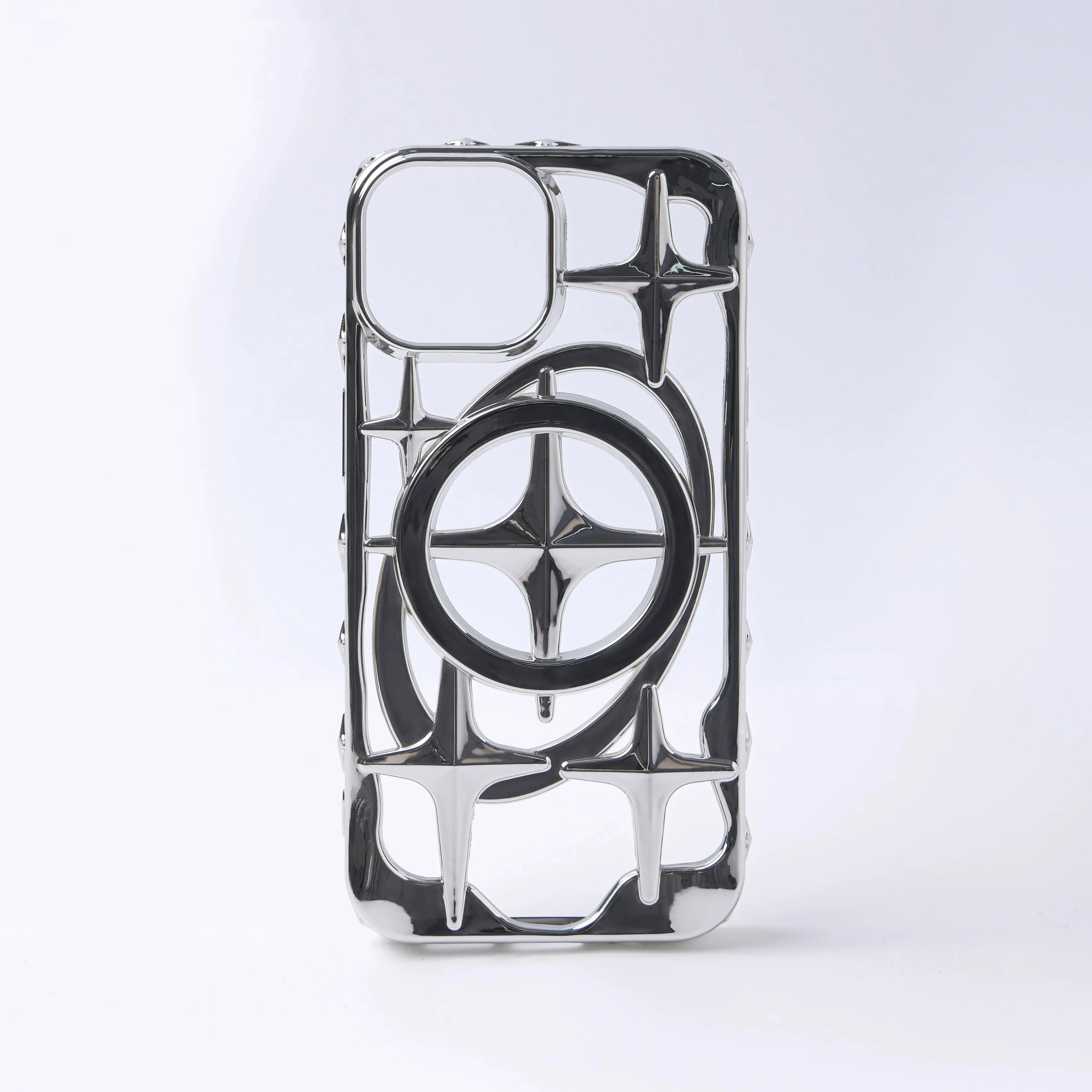 

Suitable for iPhone, Gothic dark wind mobile phone case all-inclusive protection silicone material