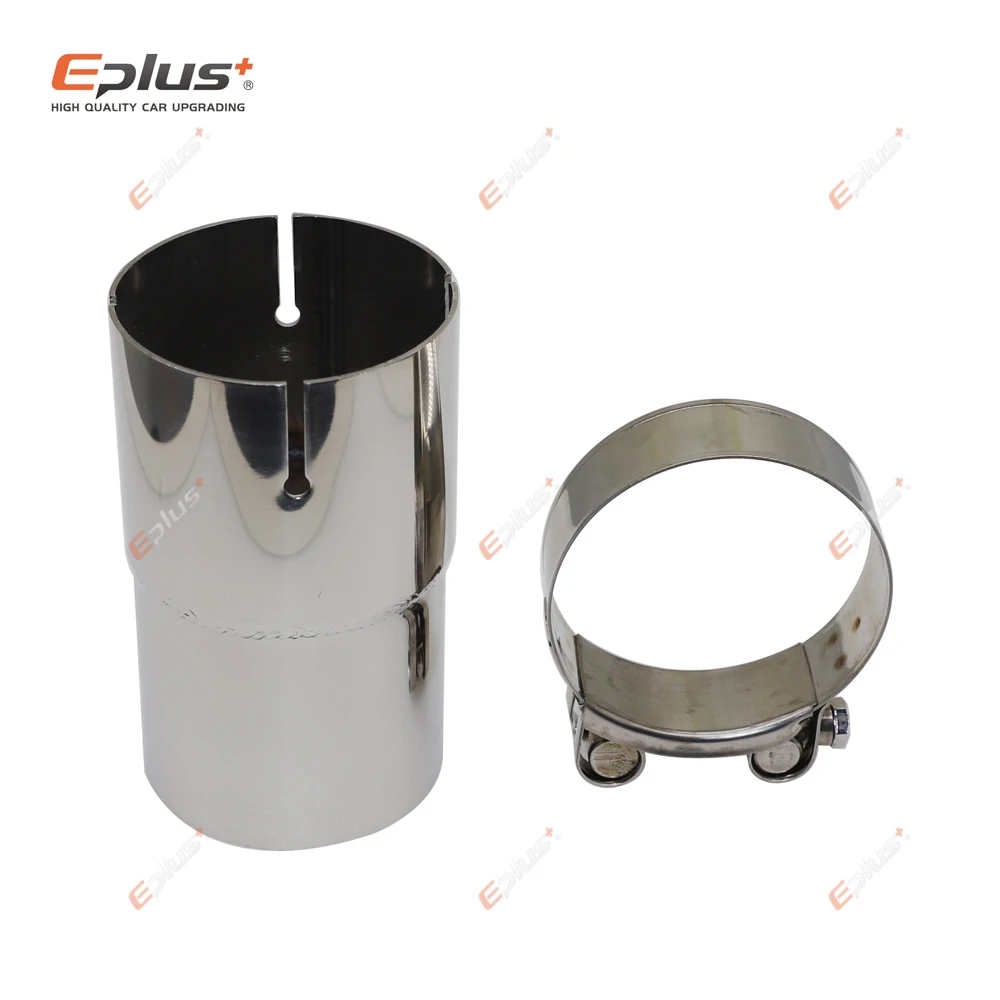 Eplus-Universal Tubo De Escape De Aço Inoxidável, Redutor Adaptador, Motocicleta Escape Silenciador, Pipeline tubos soldados, acessórios do carro