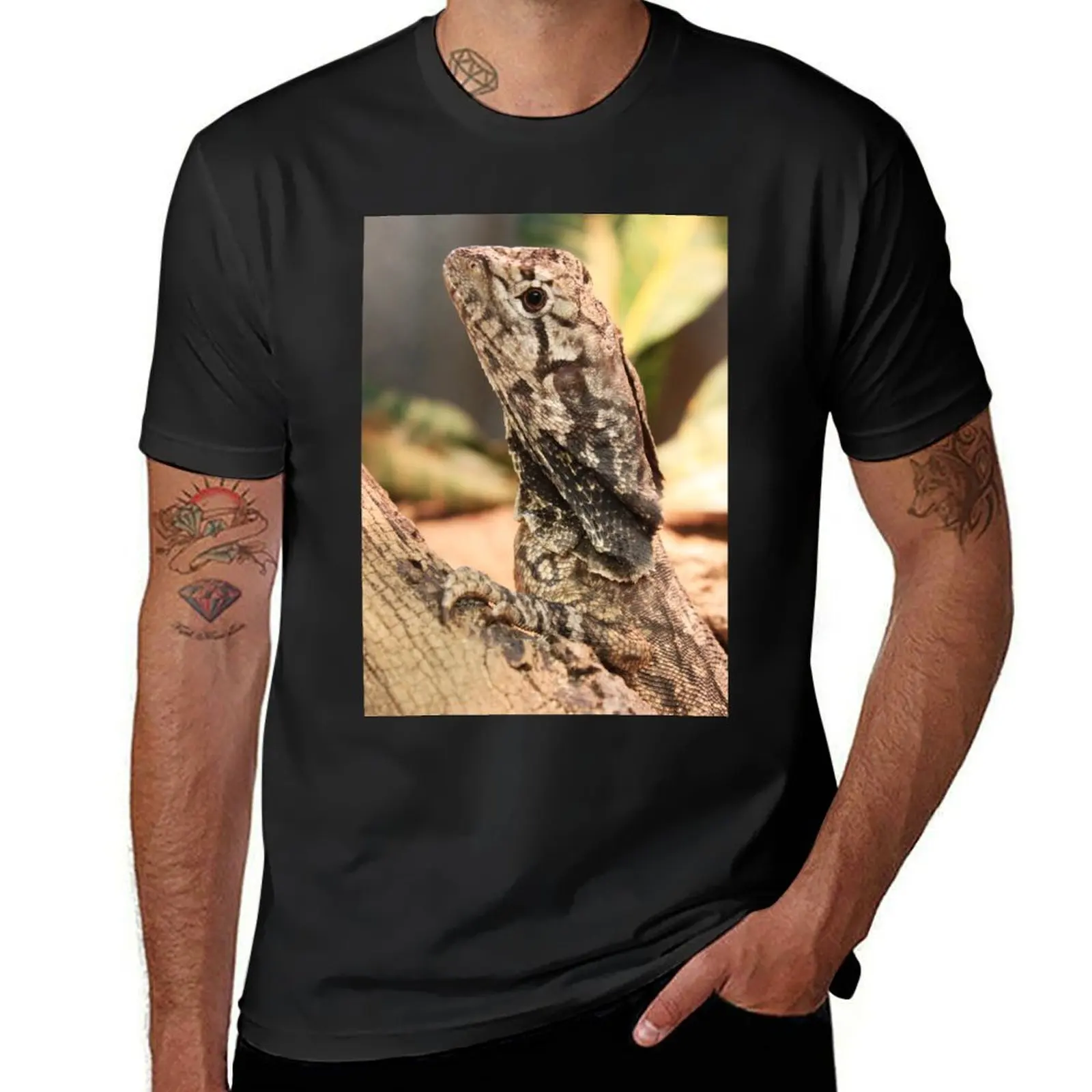 Frilled lizard T-Shirt blanks customs t shirts for men graphic