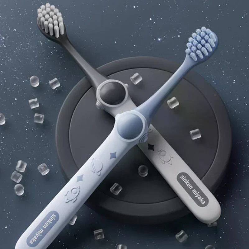 /ACR/6pcs Space Tooth Brushes Baby Kids Toothbrush Soft Fine Bristles Teeth Brush Children Oral Care Cleaning Tool