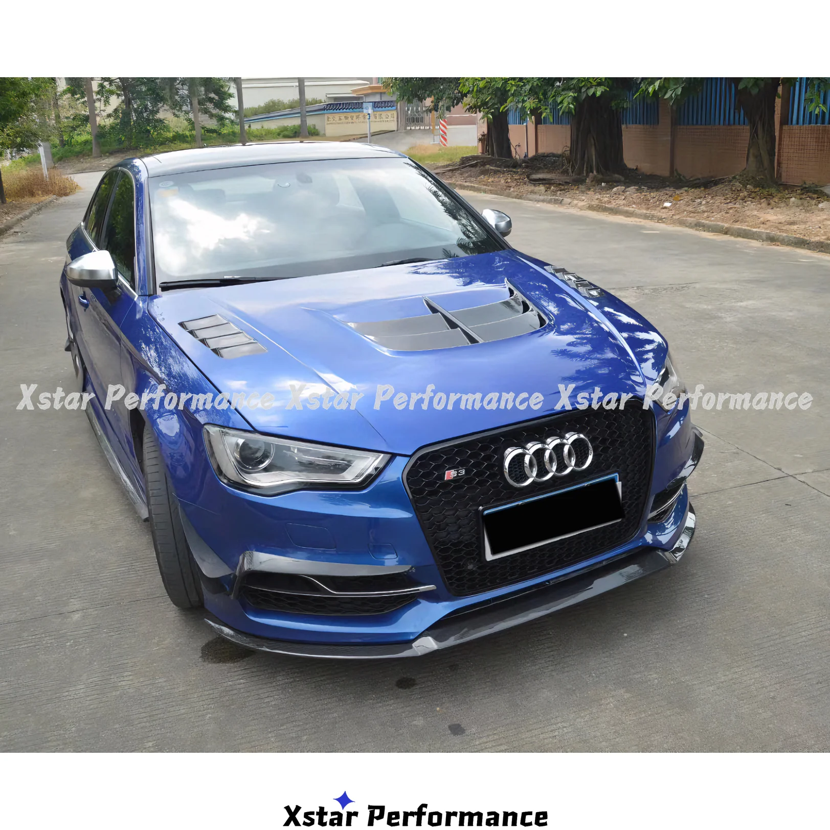 Vari Vrs Style Carbon Fiber Hood Bonnet For Audi A3 S3 RS3 2013-2020