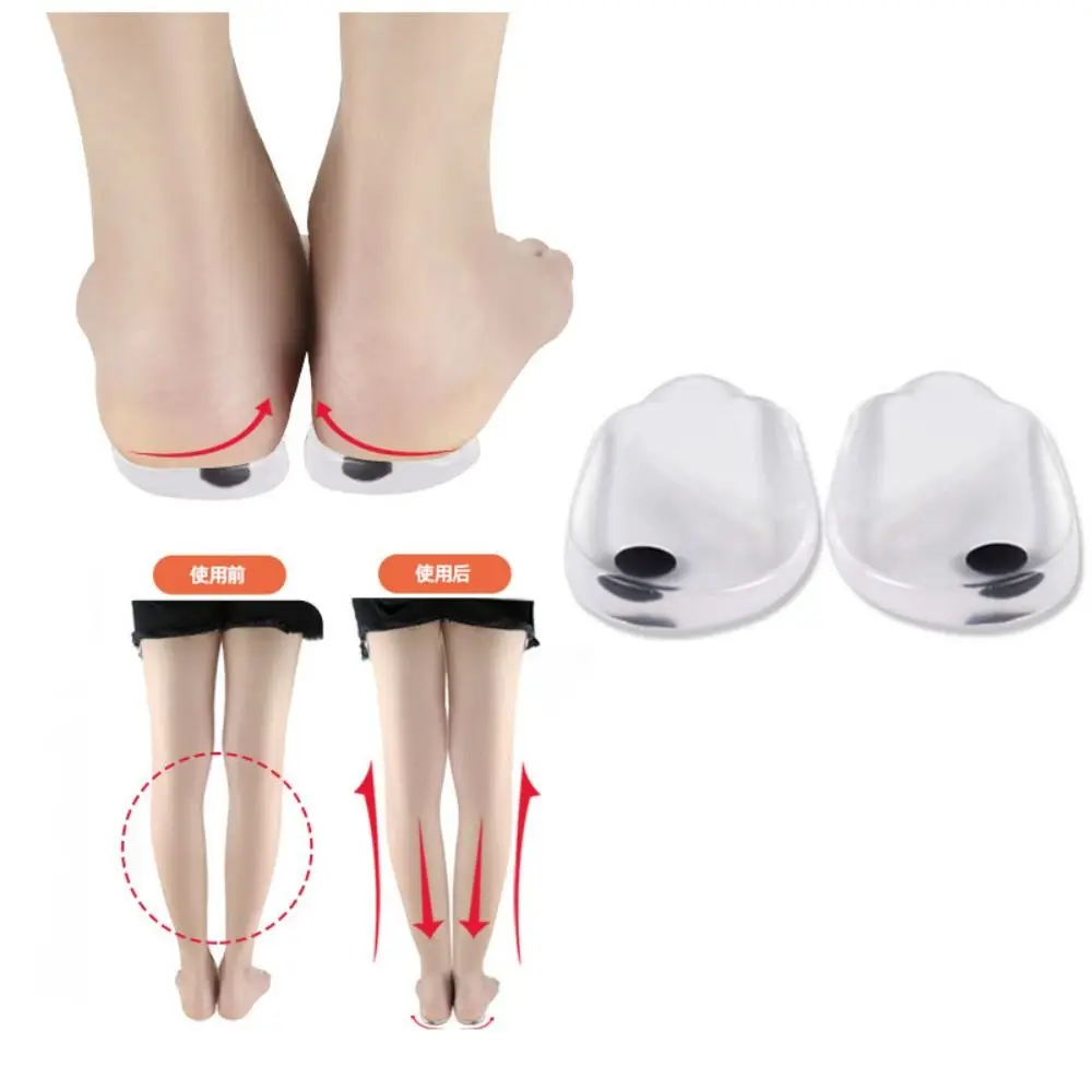 

1 Pair Valgus Correction Correction Insole Reusable Soft and Comfortable Silicone Gel Shoes Insole Magnetic Insoles Bow Legs