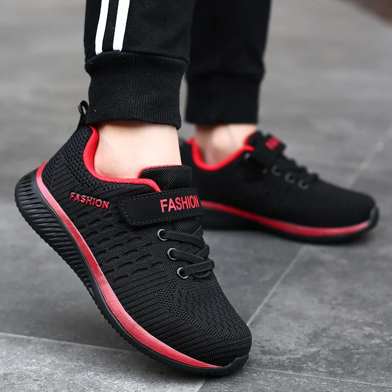 Kinder-Sneaker für Jungen und Mädchen, atmungsaktive Mesh-Laufschuhe, leichte, weiche Sohle, rutschfeste Kindersportschuhe für Schule und Outdoor-Aktivitäten. – Detail 3