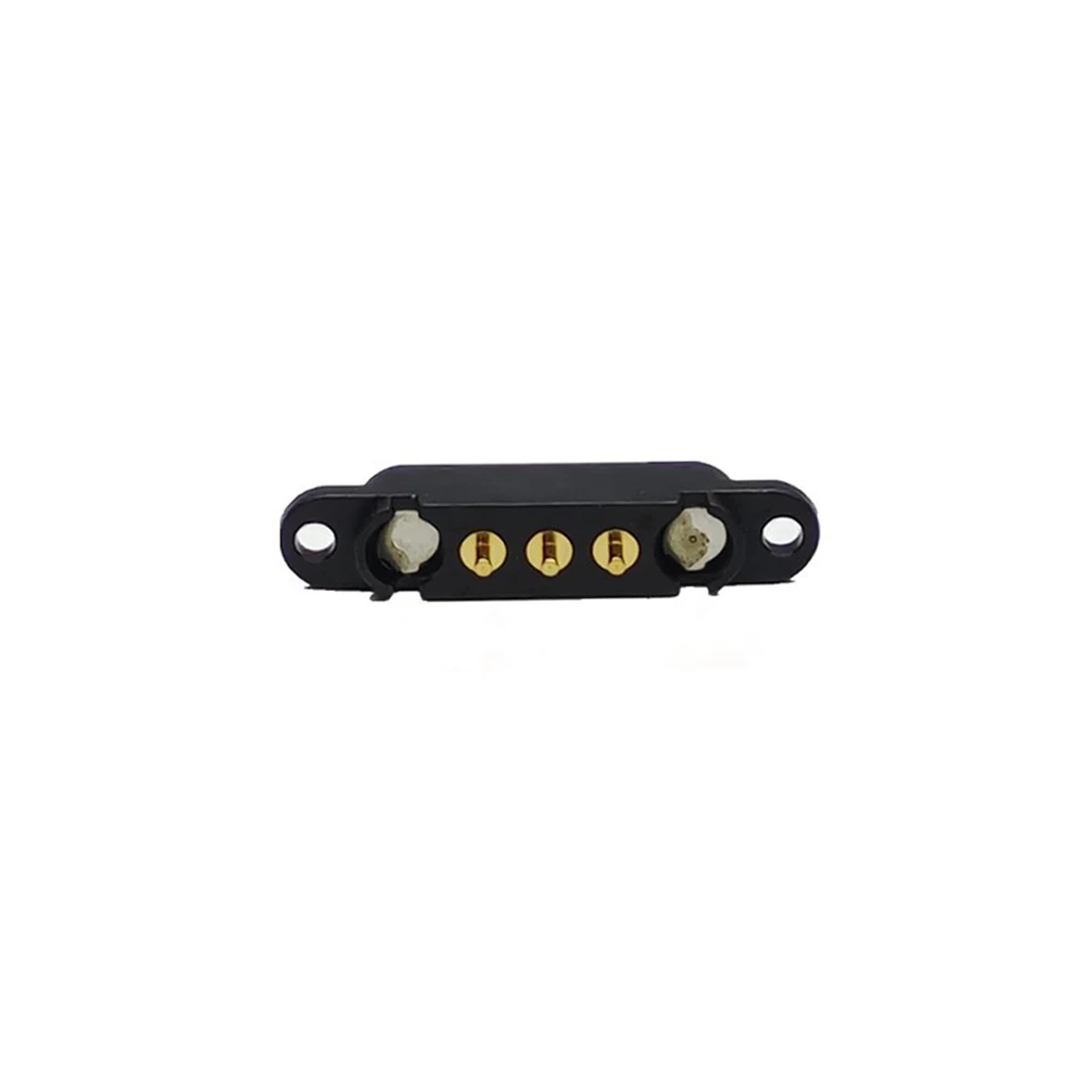 1 Pair 12V 1A Waterproof Magnetic Pogo Pin Connector Pogopin Male Female 2.5 MM Spring Loaded DC Power Socket 60g Elastic Force