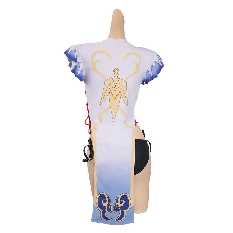 SS23Game Genshin Impact Ganyu Cosplay disfraz de mujer mono traje de baño trajes chica verano playa Bikini Halloween carnaval fiesta