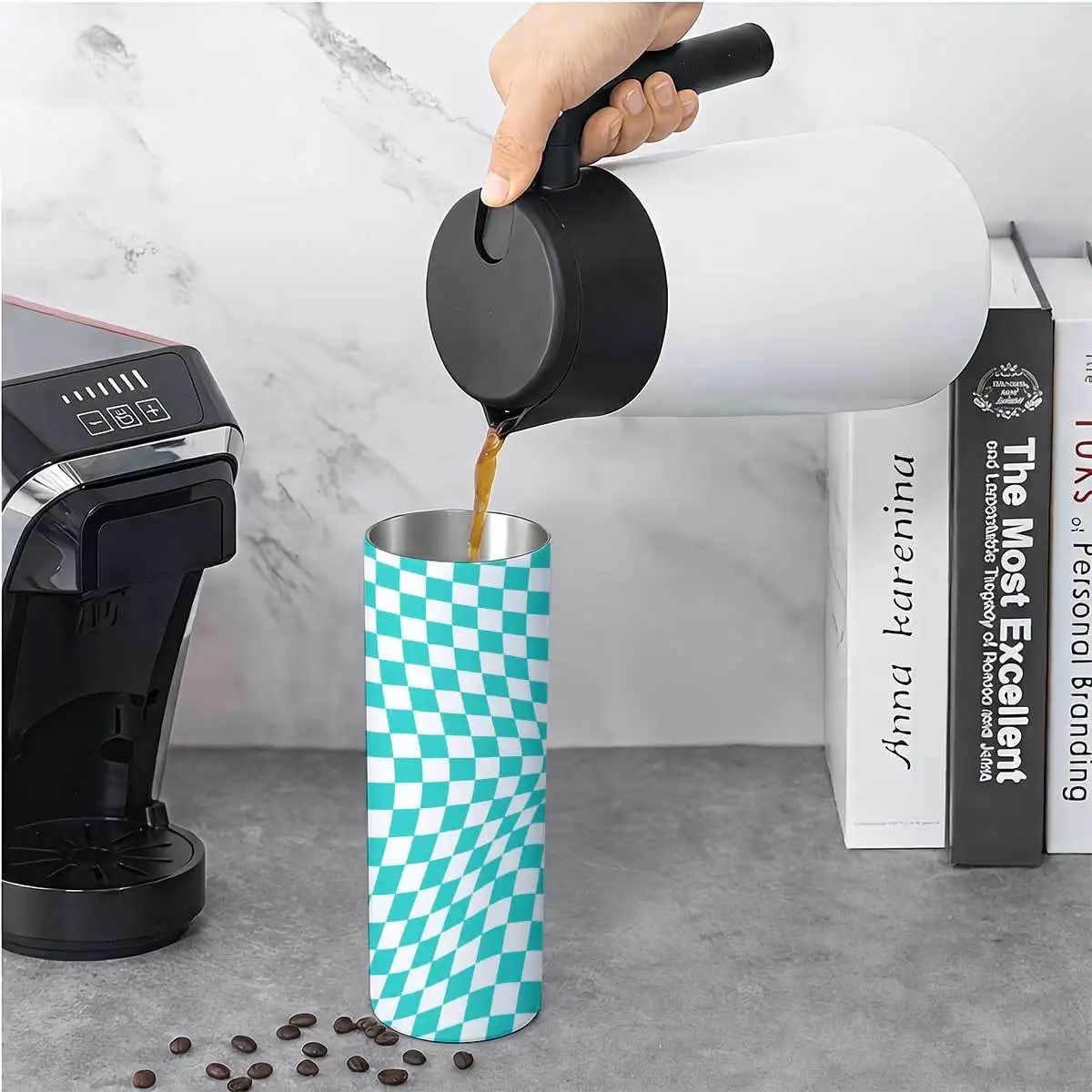 1 pezzo di tumbler isolato in - Tumbler 20Oz White recensione e prezzo