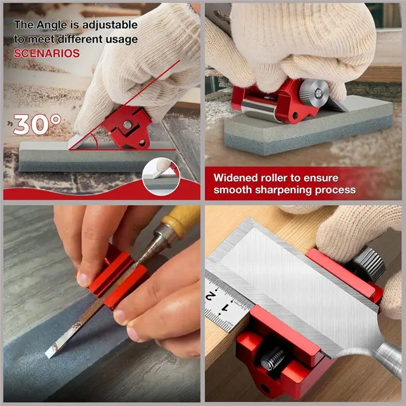

(AIMA) Multi-Functional Fixed-Angle Knife Sharpener Grindstone Holder Adjustable Sharpening Stone Holder