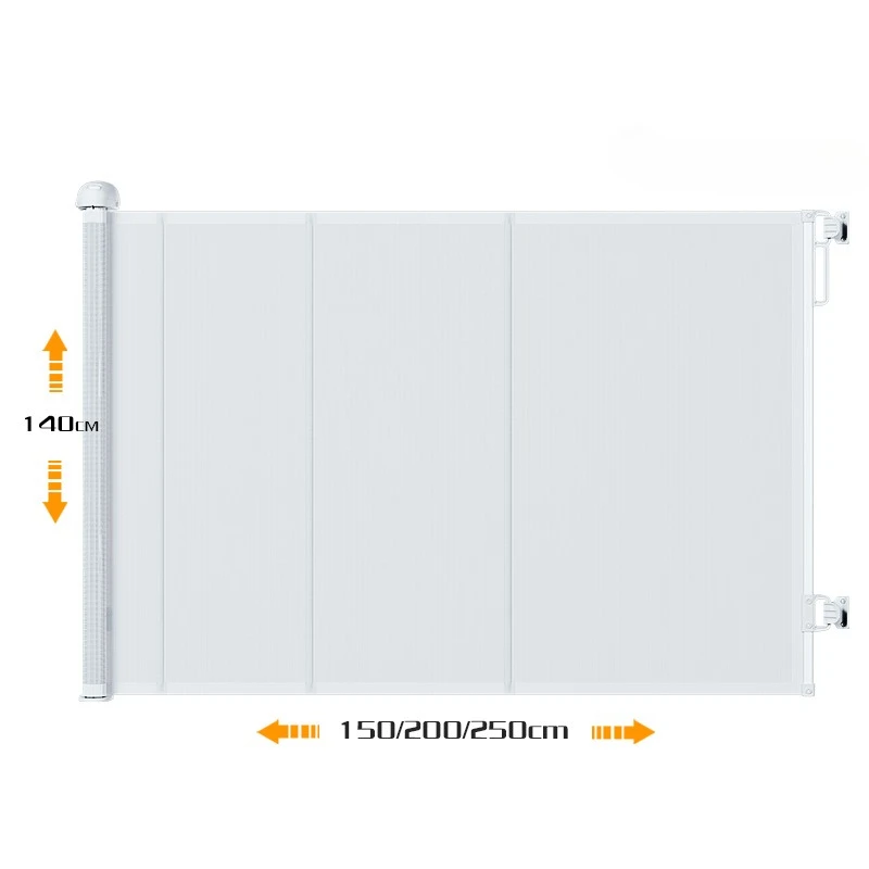 

140Cm height, pet door fence heightened, anti-jump and anti-drill door guardrail, pet fence