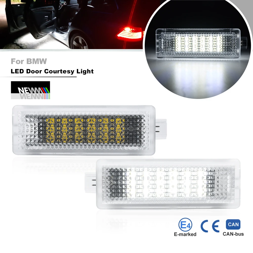 

For BMW 1 Series E81 2 Series X3 E83 X4 F26 X5 E70 X6 E71 Z4 LED Trunk Light Courtesy Interior Lamp Canbus Bimmer Glove Box Lamp