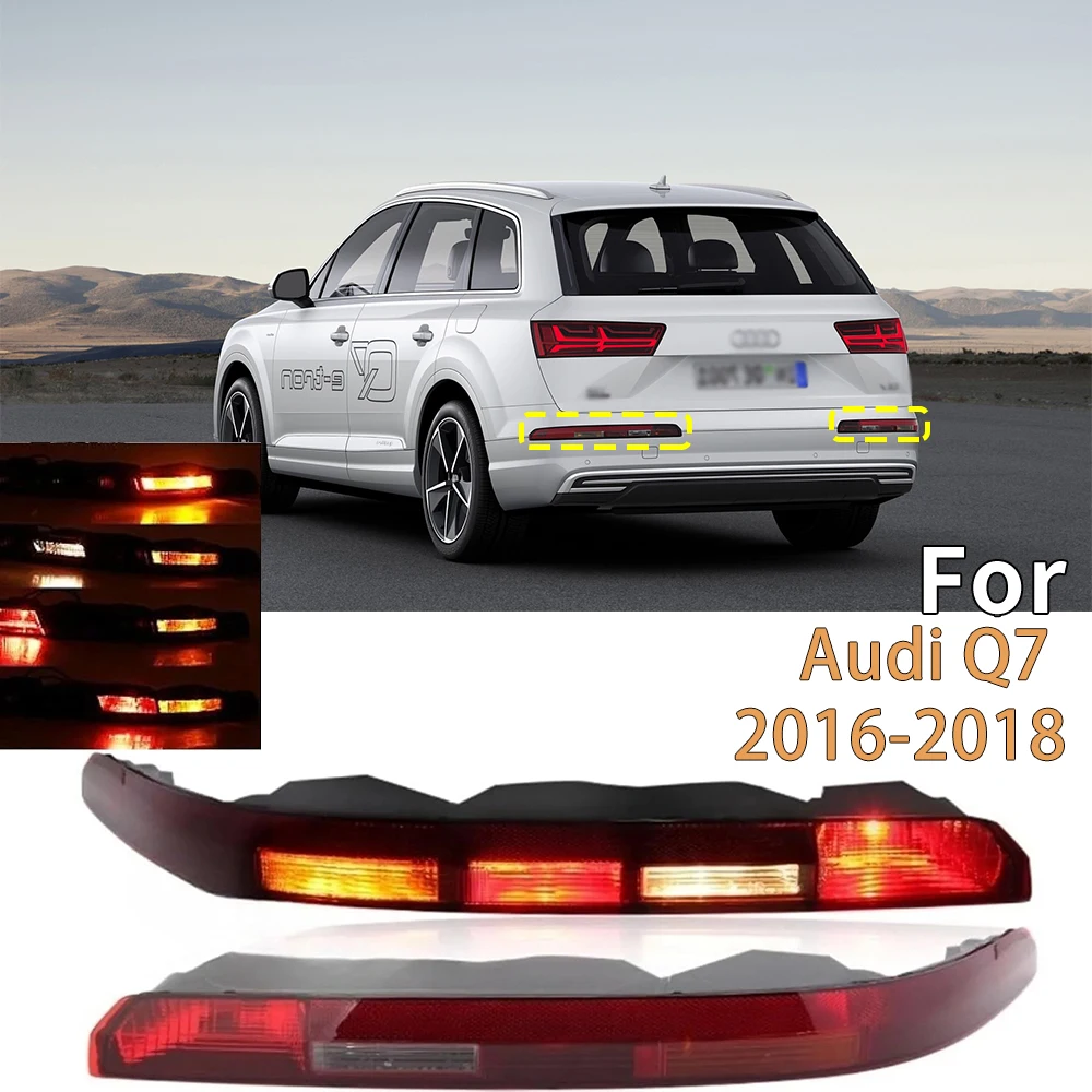 

Левый или правый боковой нижний задний стоп-сигнал для Audi Q7 2016 2017 2018, задний бампер
