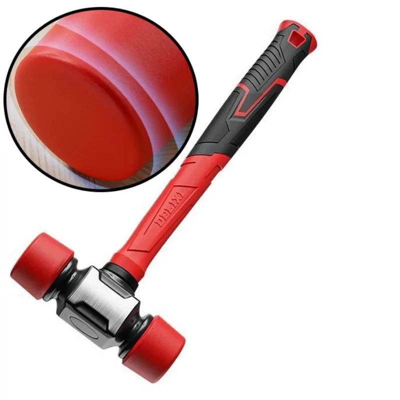 Martelo de Borracha Multifuncional para Telha de Assoalho Ferramenta Manual Profissional do Agregado Familiar Instalação Sólida Resistente Lados