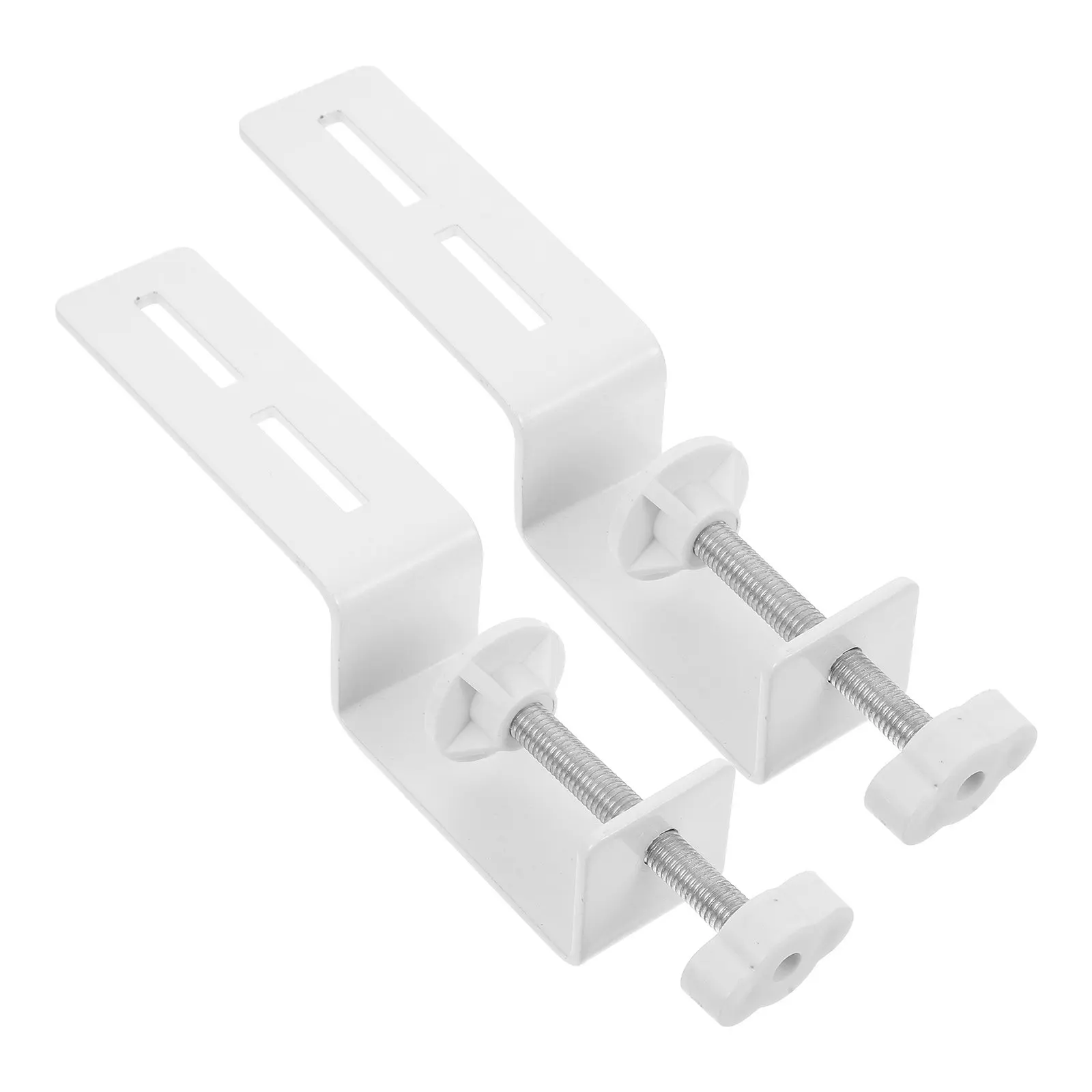 

2 шт. металлических окрашенных C-образных кронштейнов с зажимом для стола, сверхпрочные аксессуары для крепления к столу для мастерских, домашнего офиса, решений для хранения