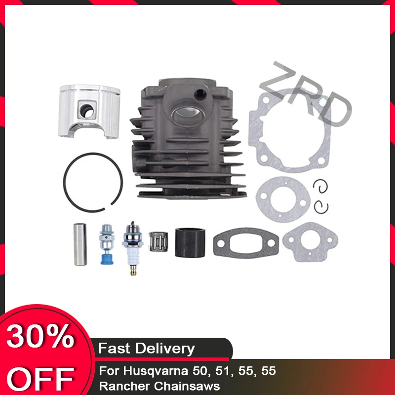 

Cylinder Repair Kit for Husqvarna 50, 51, 55 Chainsaw Replace Part Number 503 60 91 71, 503 16 16-02, 501 76 18-02