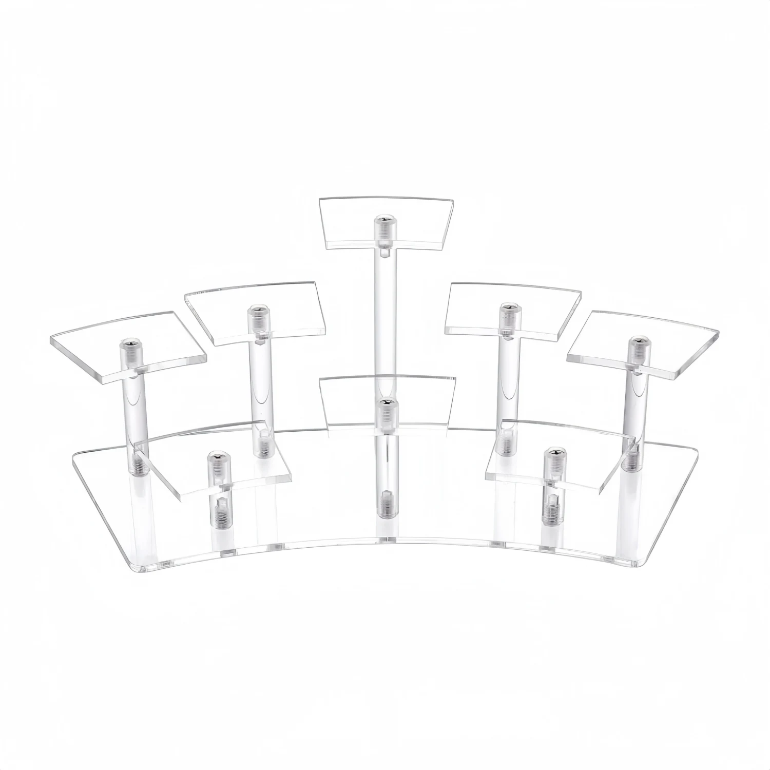 Acrylic Display Stand for Dessert Display Stand Riser Cupcake Stand Animation Figures Cosmetic Nail Polish Clay Doll Jewelry
