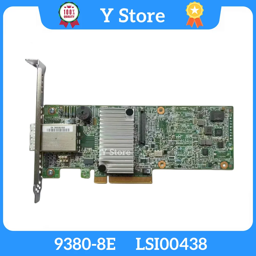 Y Store For LSI MegaRAID SAS 9380-8E LSI00438 12GB Array Card 1 GB Cache RAID Card Fast Ship