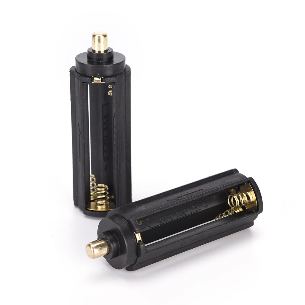 2PCS Plastical Battery Holder Box Case 3 AAA To 18650 Battery Converter Hot Sale