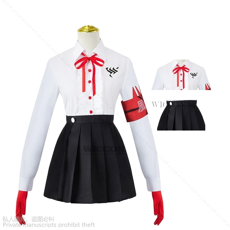 Anime spiel blau archiv hinomiya chinatsu cosplay perücke frauen jk uniform outfit setzt hemd rock jk schuluniform knall traum!