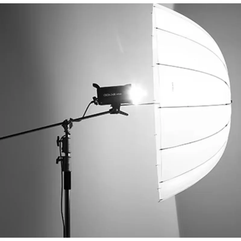 105Cm 130cm 160cm deep parabola black silver white reflective umbrella studio light umbrella diffuser cover