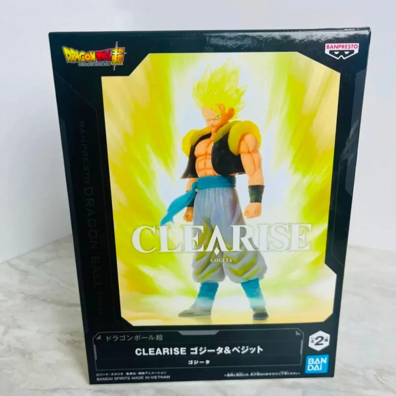 

In Stock Genuine BANPRESTO CLEARISE Dragon Ball Super Gogeta Vegetto 23cm Anime Figures Model Desktop Ornament Toys Gift