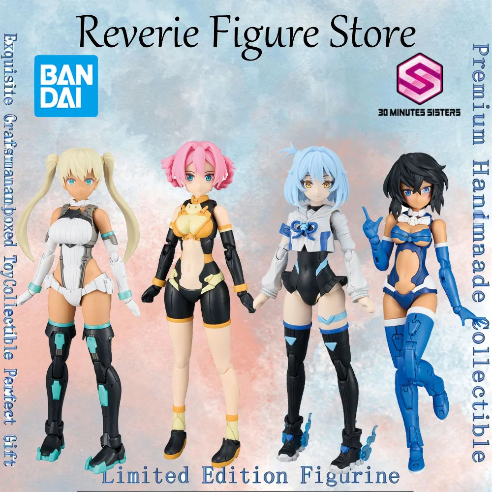 Genuine Bandai 30 Minutes Sisters Pigtails 1 Twin Tail 10 Medium Hair 7 Medium Hair 8 Assembled Model