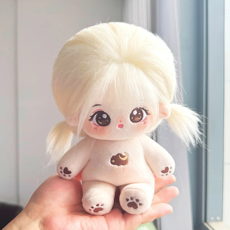 20cm Idol Doll Plush Cotton Star Dolls Cute Stuffed Baby Plushies Hamster pattern No Attributes Dolls Toys Fans Collection Gift