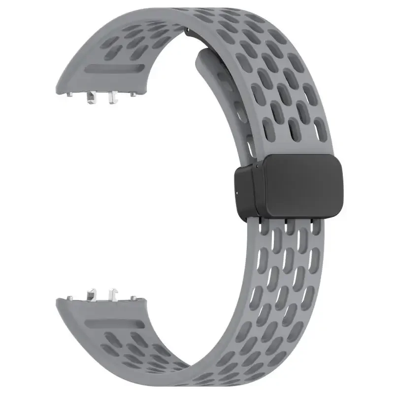Magnetische Schnalle Mesh Silikon Armband Für Samsung Fit 3 Sport Atmungsaktive Uhr Band Für Samsung Galaxy Fit 3 Ersatz Armband – Detail 10
