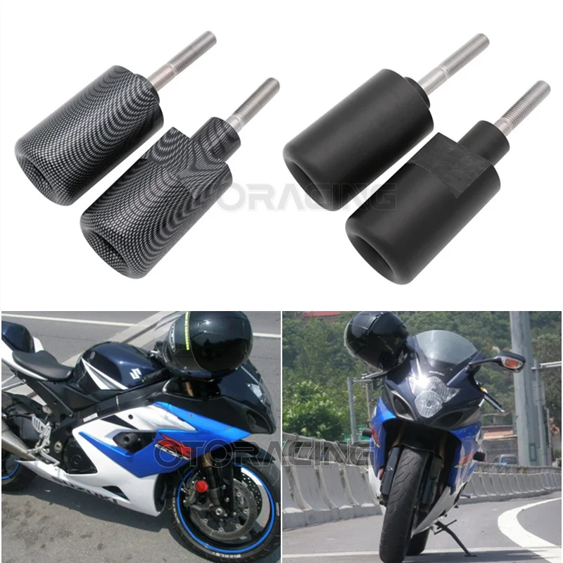 

Motorcycle Black/Carbon Frame Sliders Falling Protection For Suzuki GSXR GSX-R 1000 GSXR1000 GSX-R1000 K5 2005 2006