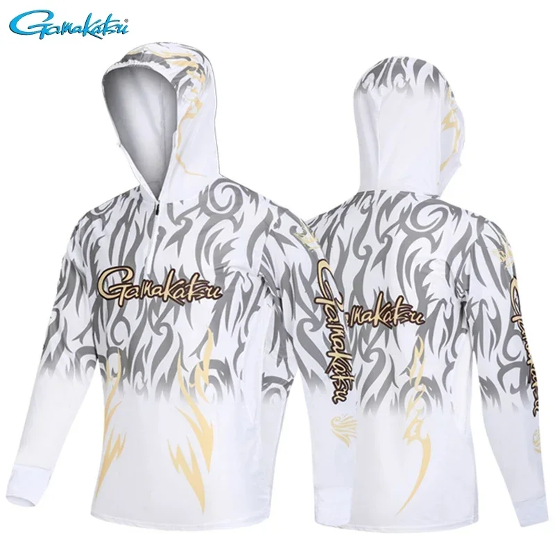 

2024 Fishing Shirts Long Sleeve Clothes Anti-UV Sunscreen Breathable Quick Drying Outdoor Sports Summer Fishing Clothing