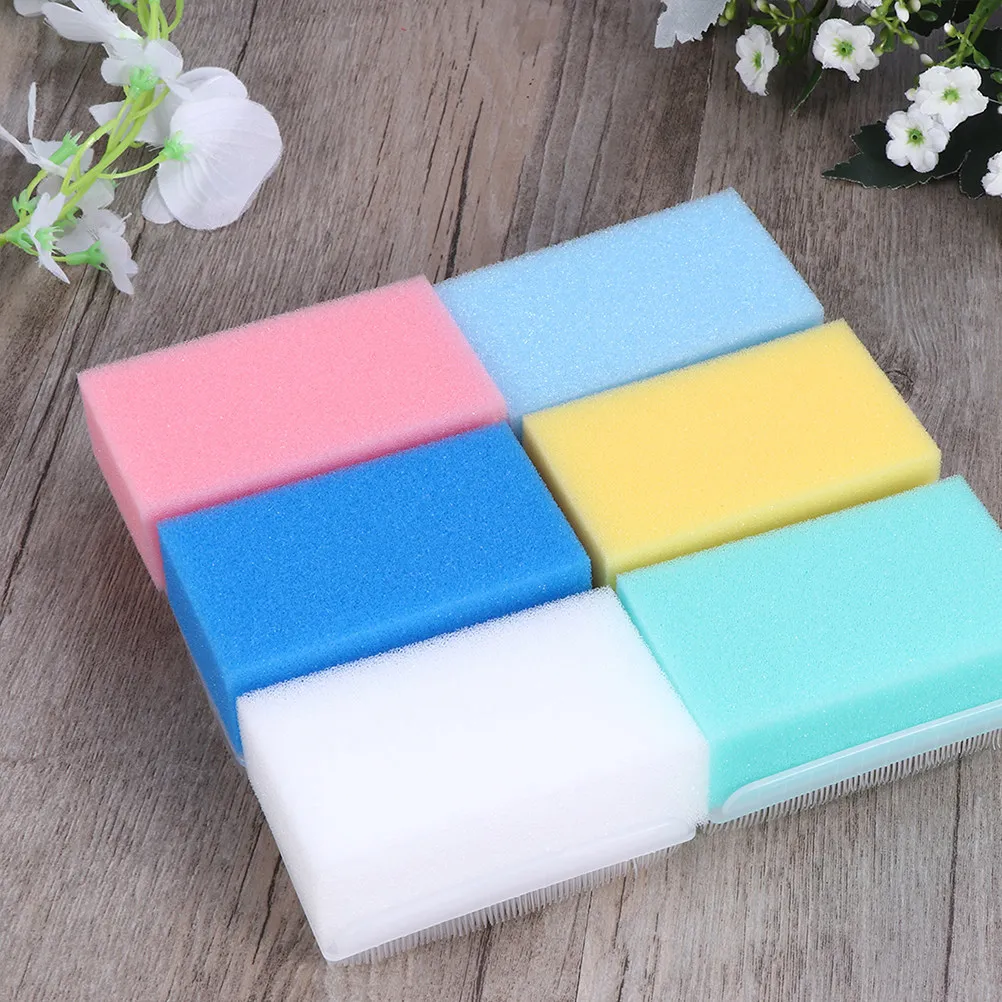 

Набор из 3 тактильных массажных губок для младенцев: безопасные, гипоаллергенные губки для ванны, сенсорные тренировочные мочалки для тела, уход за малышом