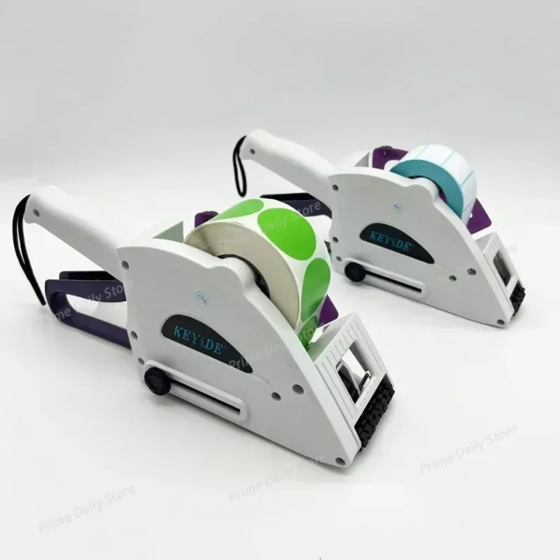 Hand‑held Labeling Machine, Semi‑Automatic Self‑Adhesive Label Applicator, Manual Label Sticker Gun for Package Labeling