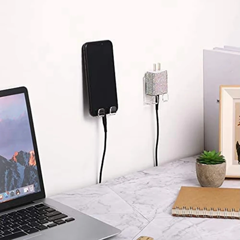 ABWR-9 قطع من شفرات الحلاقة ذاتية اللصق من الأكريليك، خطاف الدش للحمام، منظم المطبخ، شفرات الحلاقة، منشفة التوصيل (شفاف)