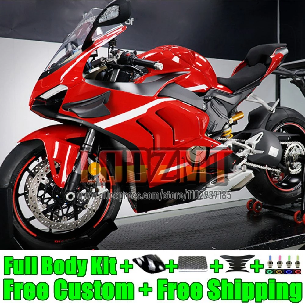 100% Fit OEM Body For DUCATI Panigale V 4 V4 S R 31No.26 factory red V4S V4R V4-S V4-R 21 22 V-4S 2021 2022 Injection Fairings